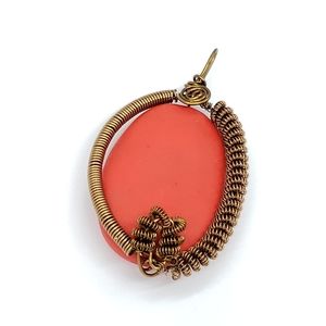 Handmade Wire Wrapped Pendant Boho Pendant
